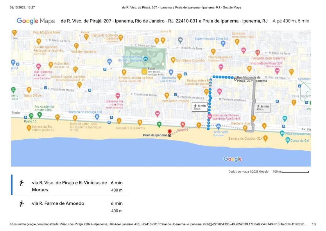 Duas Suites Com Vista Deslumbrante Em Ipanema Rio de Janeiro Exterior photo